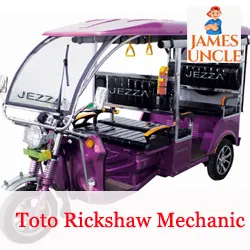 Toto Rickshaw mechanic Mr. Sk Sahajan Ali in Budge Budge